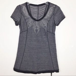 Lululemon Run Silver Bullet Drawstring Hem Gray